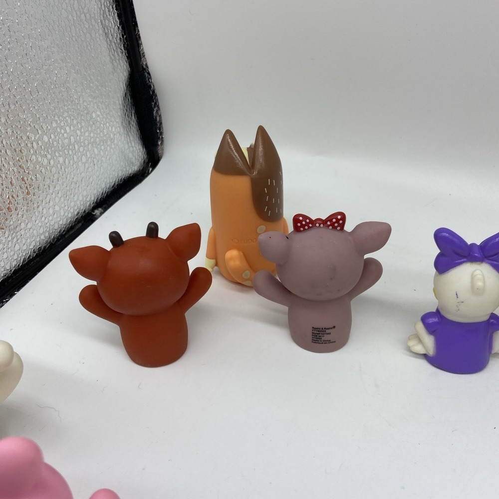 15pc Finger Puppet Lot Bluey Disney Donald Pluto Paw Patrol Baby Shark Animals - Picture 8 of 11